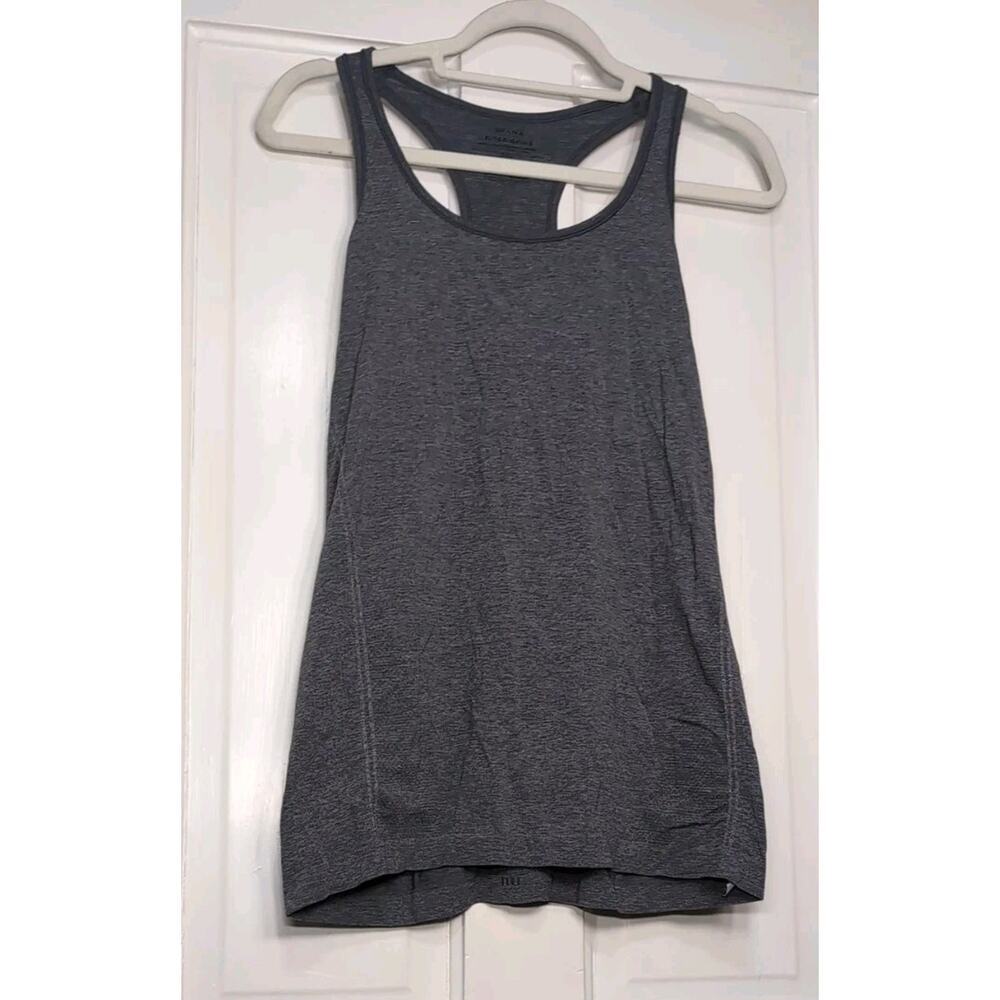 Spanx Lamn Active Seamless Tank Top In Heather Charcoal Women's XL(1163)